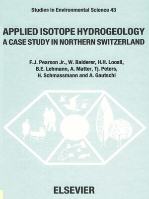 cover image of Applied Isotope Hydrogeology